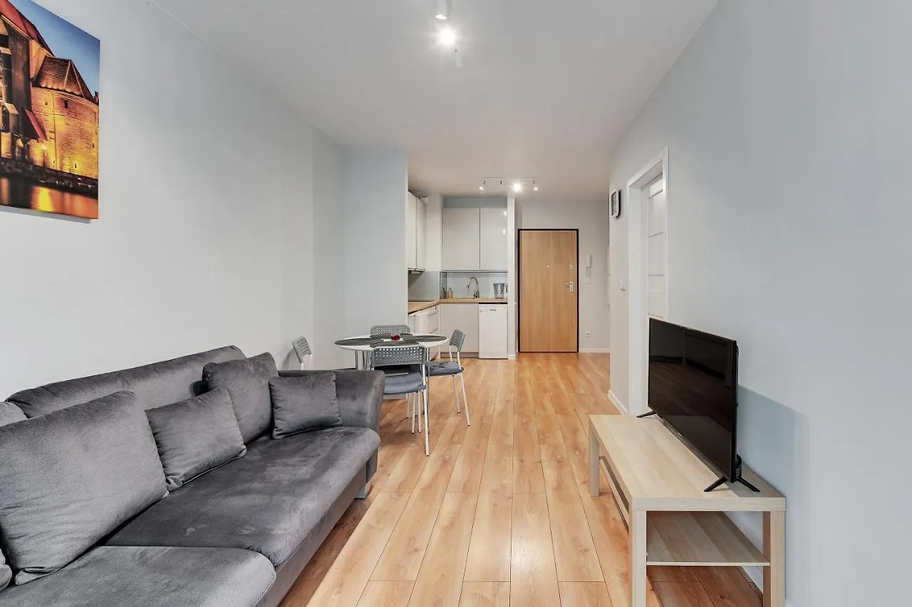 Gdansk Centrum - Apartament 4-Osobowy Z Balkonem 0*,